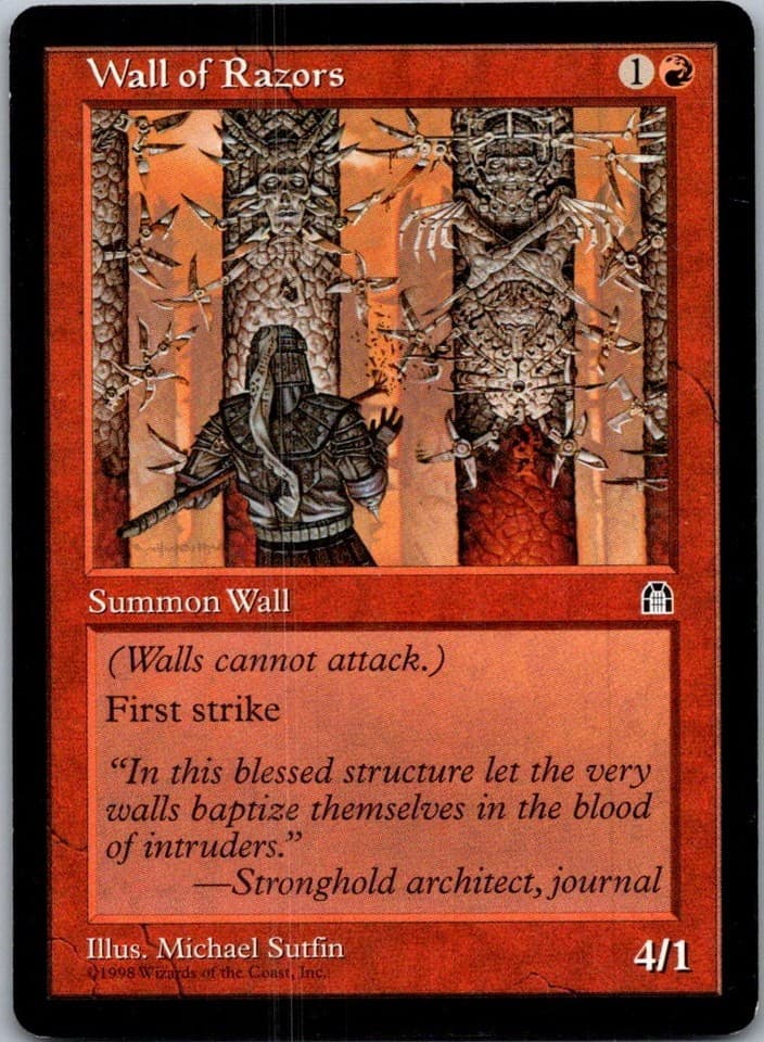Wall of Razors U STH # LP MTG Magic