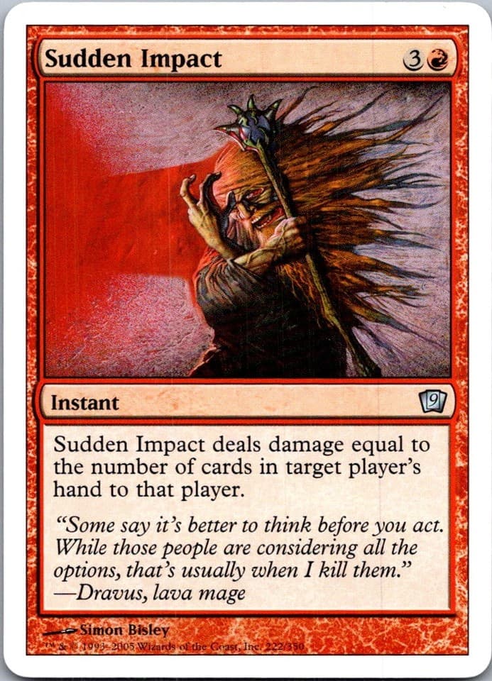 Sudden Impact U 9ED #222 LP MTG Magic