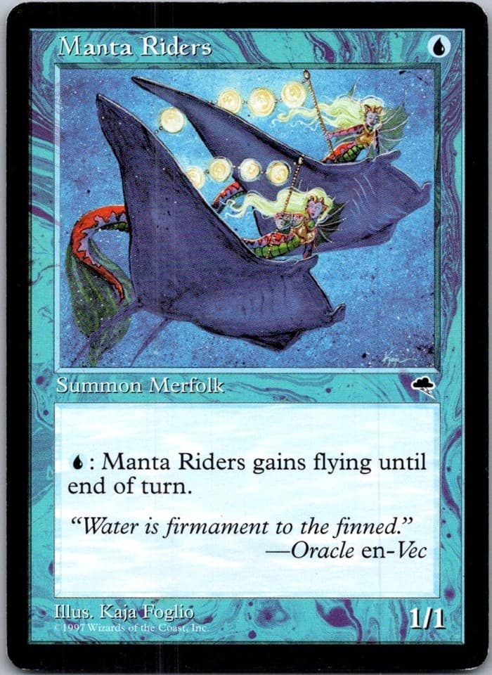 Manta Riders C TMP #74 LP MTG Magic
