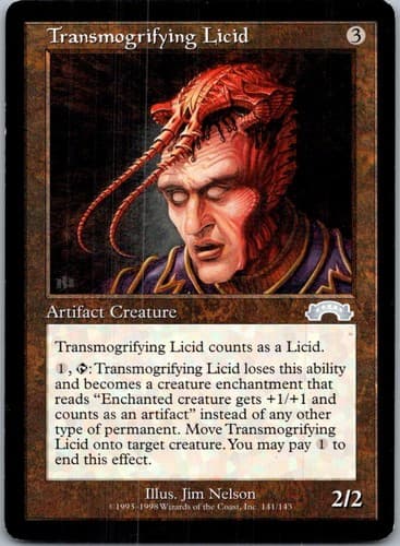 Transmogrifying Licid U EXO #141 LP MTG Magic