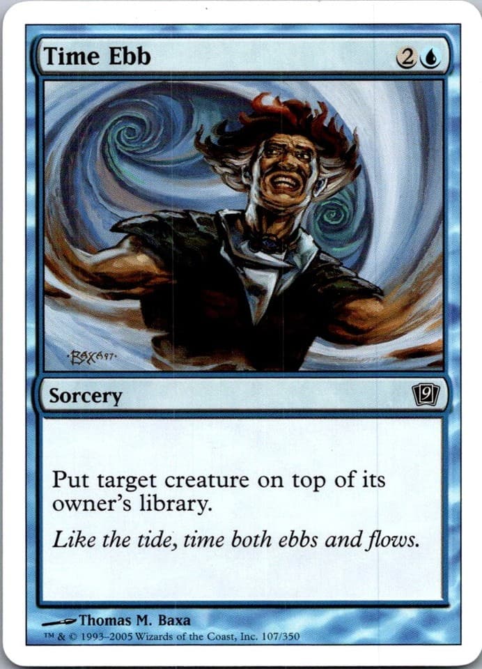Time Ebb C 9ED #107 LP MTG Magic