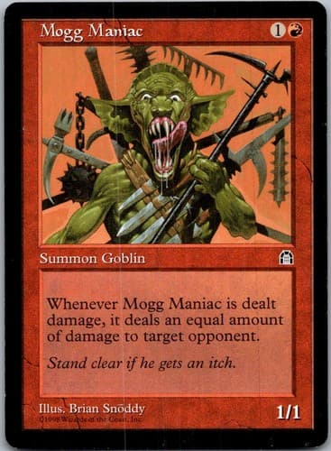 Mogg Maniac U STH # LP MTG Magic