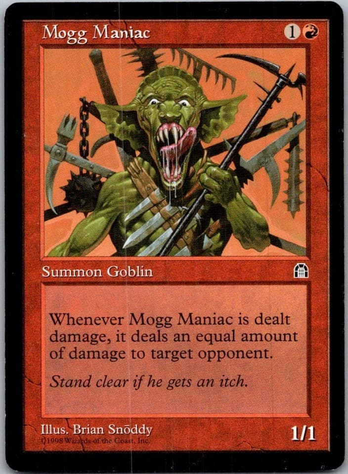 Mogg Maniac U STH # LP MTG Magic