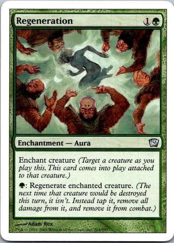 Regeneration U 9ED #265 LP MTG Magic