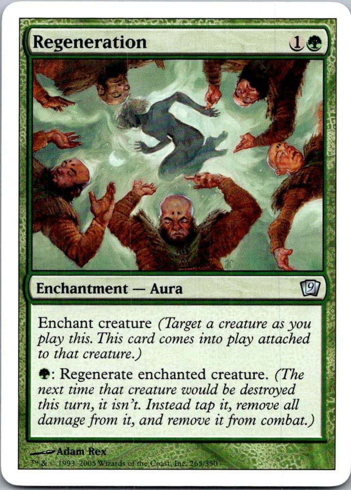 Regeneration U 9ED #265 LP MTG Magic