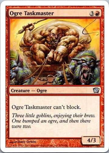 Ogre Taskmaster U 9ED #205 LP MTG Magic