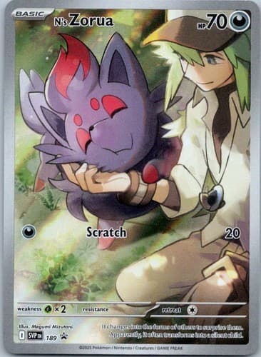 N's Zorua Promo SV: Scarlet & Violet Promo Cards 189 NM