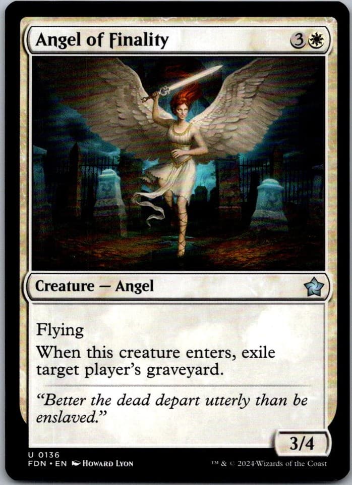 Angel of Finality R C13 #4 LP MTG Magic
