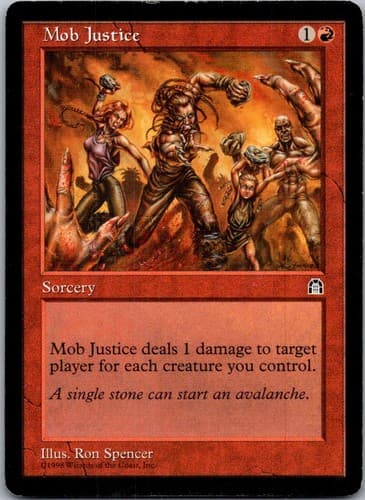 Mob Justice C STH # LP MTG Magic