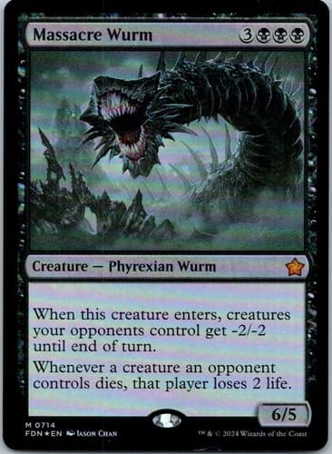 Massacre Wurm () M Foundations 714 NM