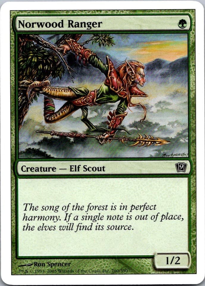 Norwood Ranger C 9ED #260 NM MTG Magic