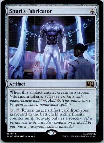 Shuri's Fabricator R Commander: Marvel Super Heroes 114 NM