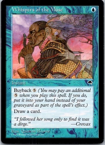 Whispers of the Muse U TMP #103 LP MTG Magic