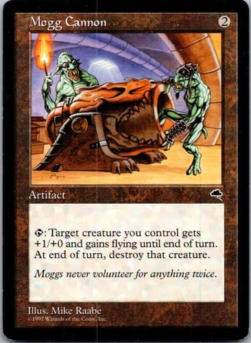 Mogg Cannon U TMP #298 LP MTG Magic