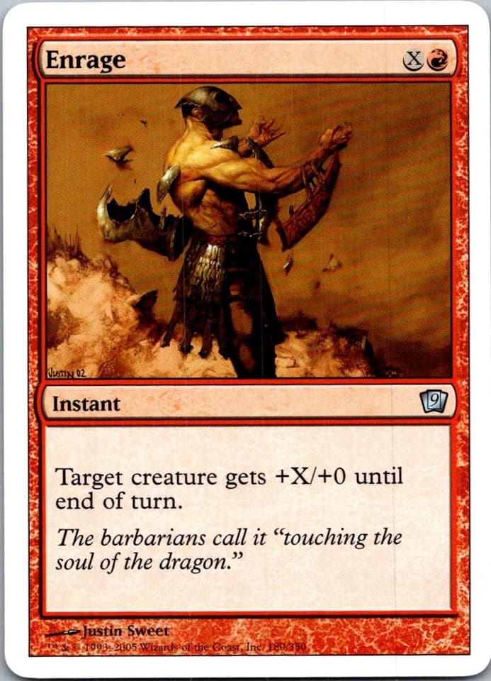 Enrage U 8ED #185 LP MTG Magic
