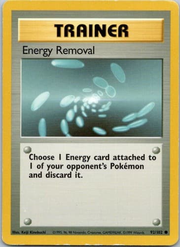 Energy Removal Common Base Set 092/102 NM