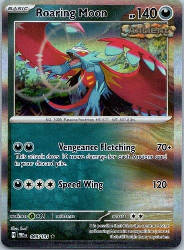 Roaring Moon Rare SV05: Temporal Forces 109/162 NM