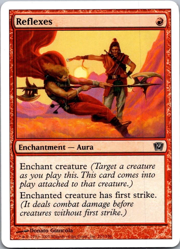 Reflexes C 9ED #211 LP MTG Magic