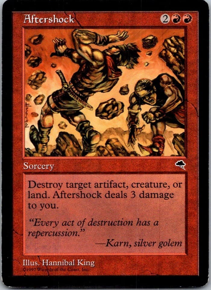 Aftershock C TMP #160 LP MTG Magic