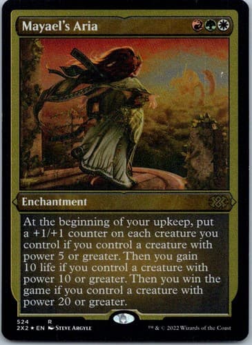 Mayael's Aria (Foil Etched) R Double Masters 2022 524 NM