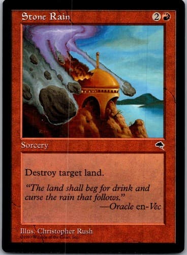Stone Rain C TMP #206 LP MTG Magic