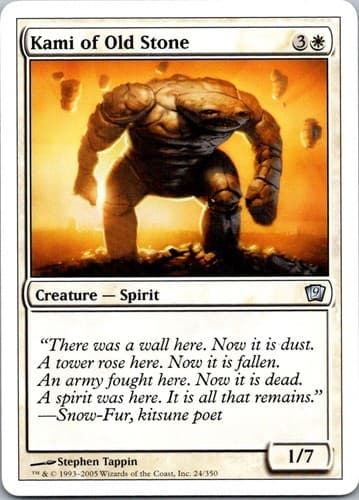 Kami of Old Stone U CHK #22 NM MTG Magic