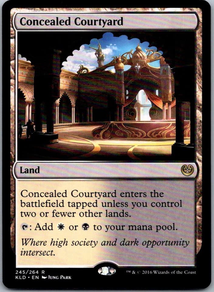 Concealed Courtyard R KLD #245 NM MTG Magic