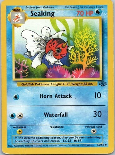 Seaking Uncommon Base Set 2 060/130 NM