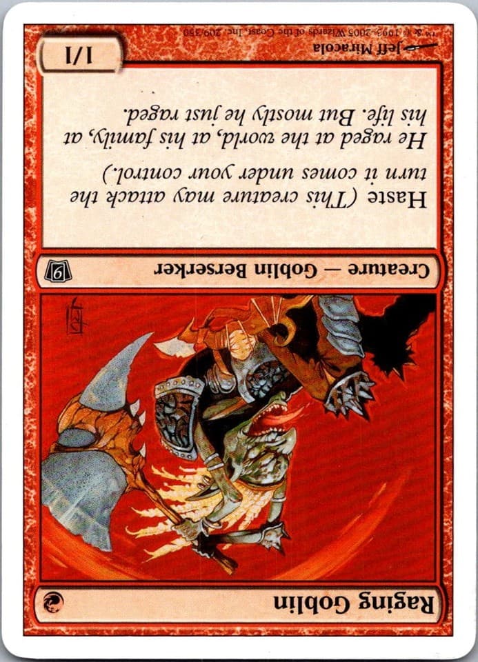 Raging Goblin C 9ED # NM MTG Magic