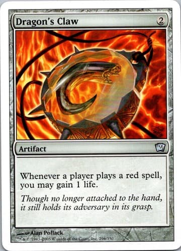 Dragon's Claw U 9ED #296 NM MTG Magic