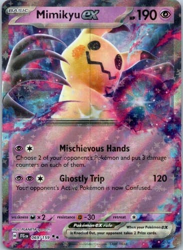 Mimikyu ex Double Rare SV09: Journey Together 069/159 NM