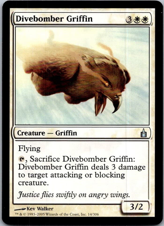 Divebomber Griffin U RAV #14 LP MTG Magic