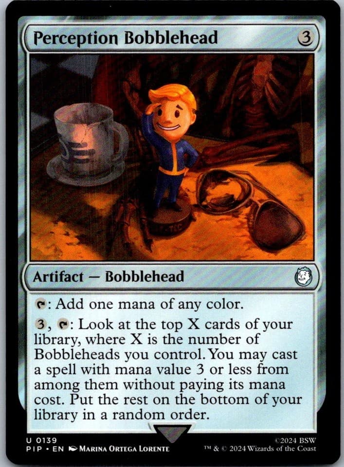 Perception Bobblehead U PIP #139 LP MTG Magic