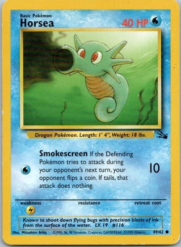 Horsea Common Unleashed 49/95 NM