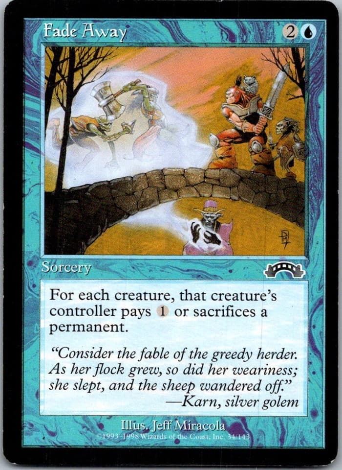Fade Away C EXO #34 LP MTG Magic
