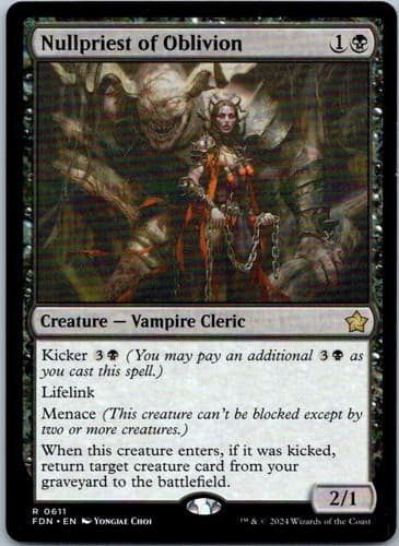 Nullpriest of Oblivion R Foundations 611 NM