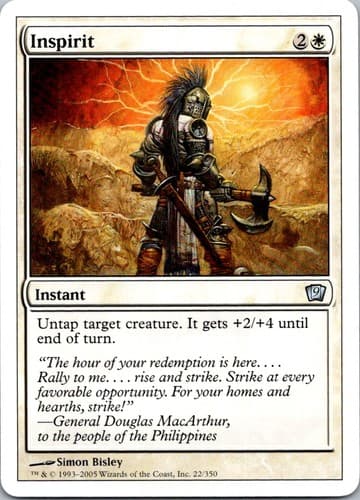 Inspirit U 9ED #22 NM MTG Magic