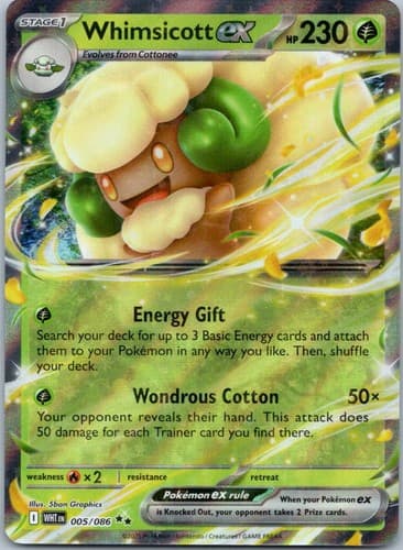 Whimsicott Rare SV05: Temporal Forces 015/162 NM