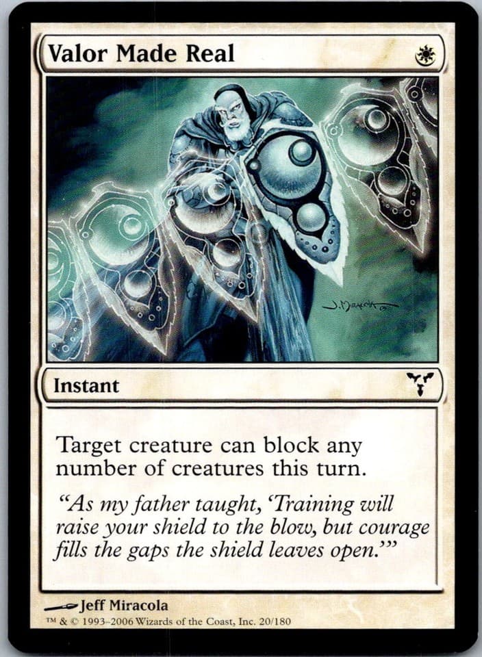 Valor Made Real C DIS #20 LP MTG Magic