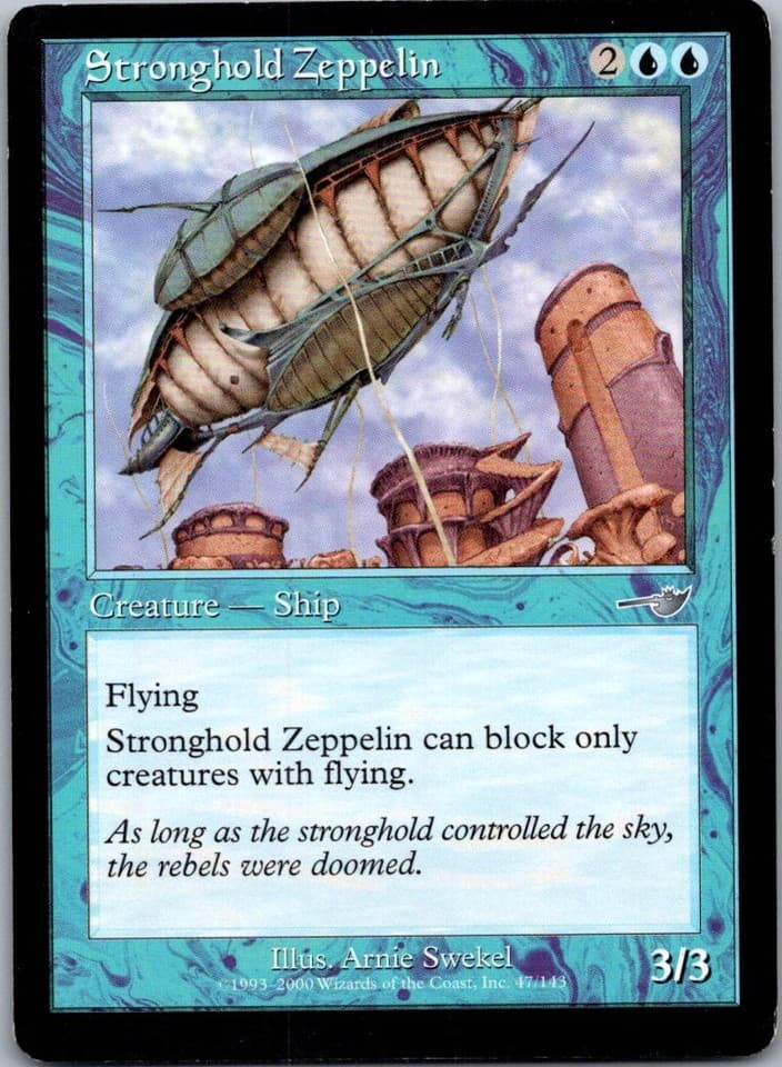 Stronghold Zeppelin U NMS #47 NM MTG Magic