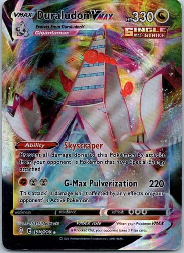 Duraludon VMAX Ultra Rare SWSH07: Evolving Skies 123/203 NM