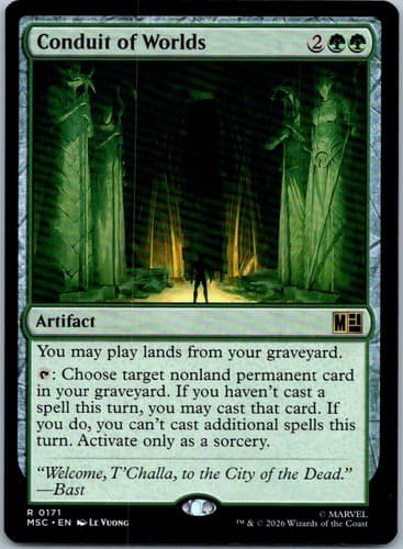 Conduit of Worlds R Commander: Marvel Super Heroes 171 NM