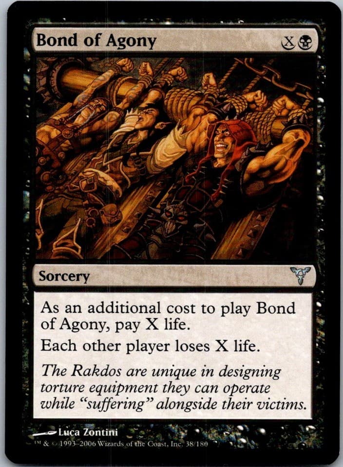 Bond of Agony U DIS #38 LP MTG Magic