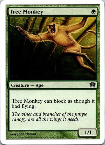 Tree Monkey C 9ED #275 NM MTG Magic