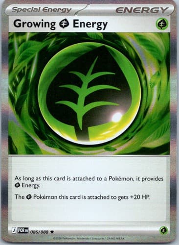 Growing Grass Energy Rare ME03: Perfect Order 086/088 NM