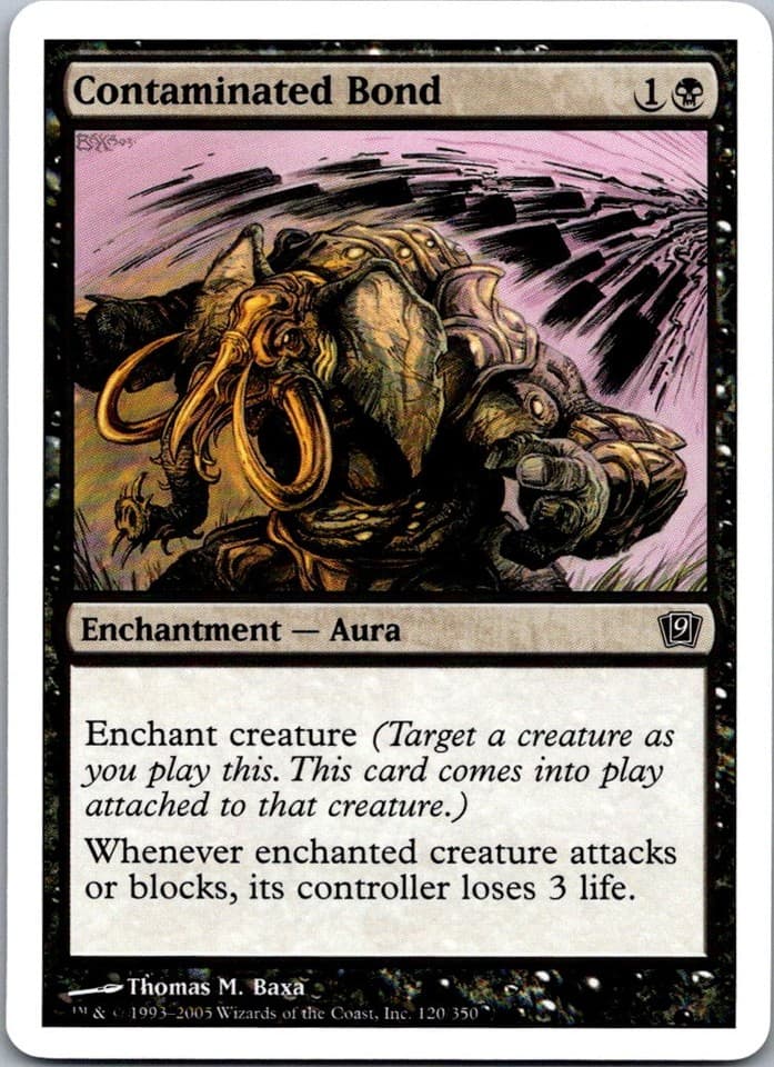 Contaminated Bond C 9ED #120 NM MTG Magic