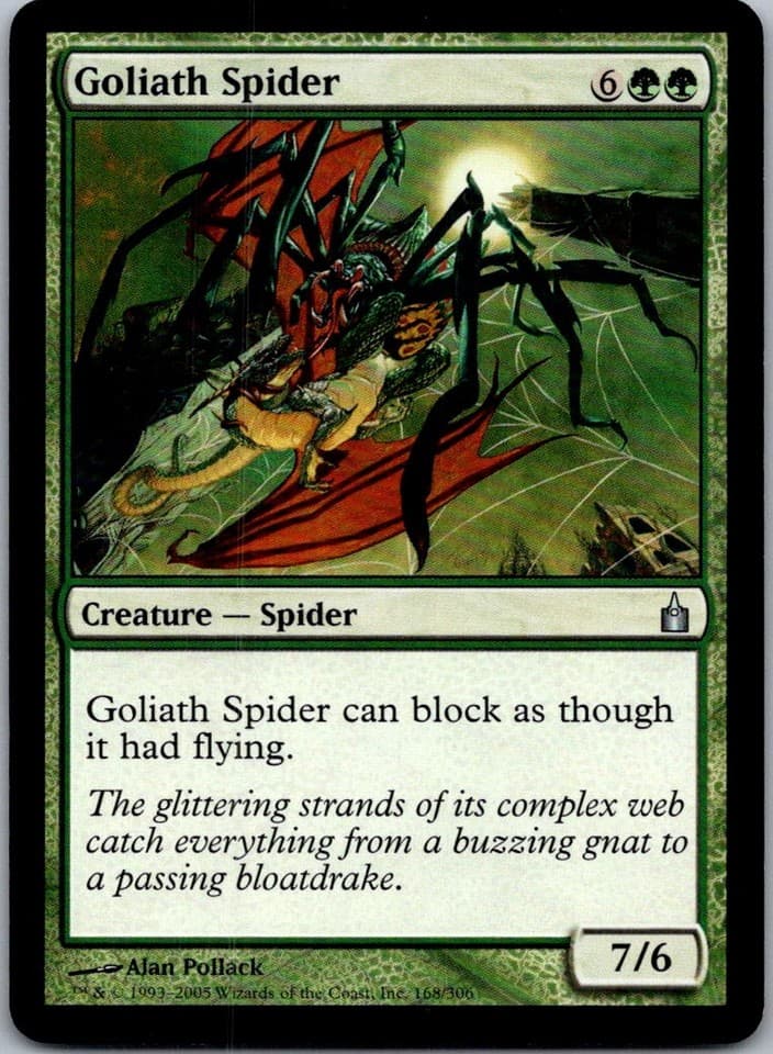 Goliath Spider U RAV #168 LP MTG Magic
