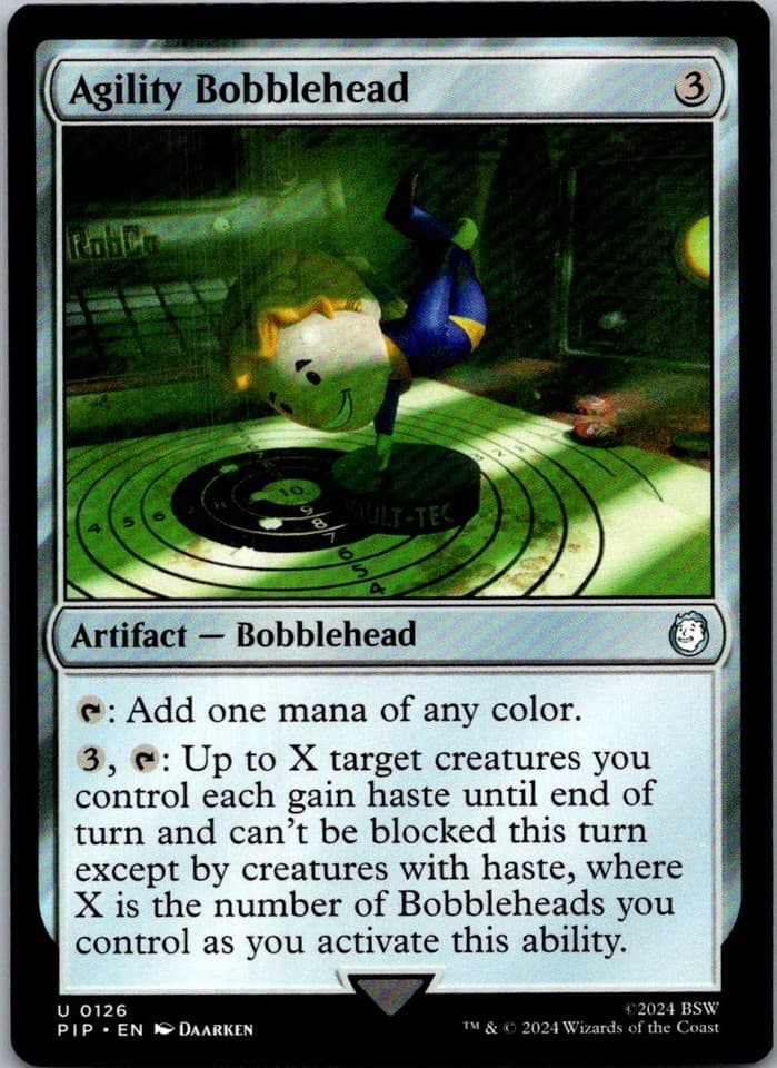 Agility Bobblehead U PIP #126 LP MTG Magic