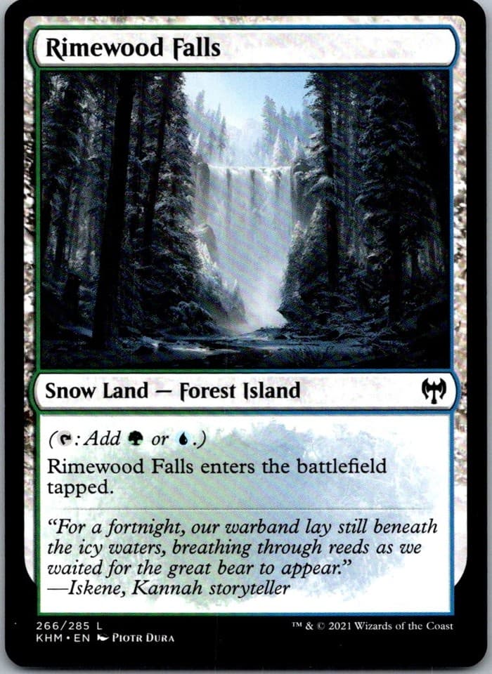 Rimewood Falls L LIST #266 NM MTG Magic