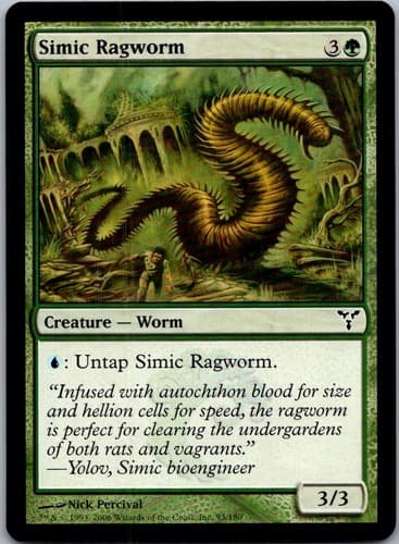 Simic Ragworm C DIS #93 LP MTG Magic